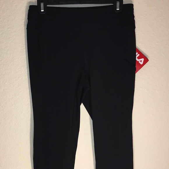 Black Fila Athletic Pants w/Pocket, Medium, NWT! - Picture 3 of 16
